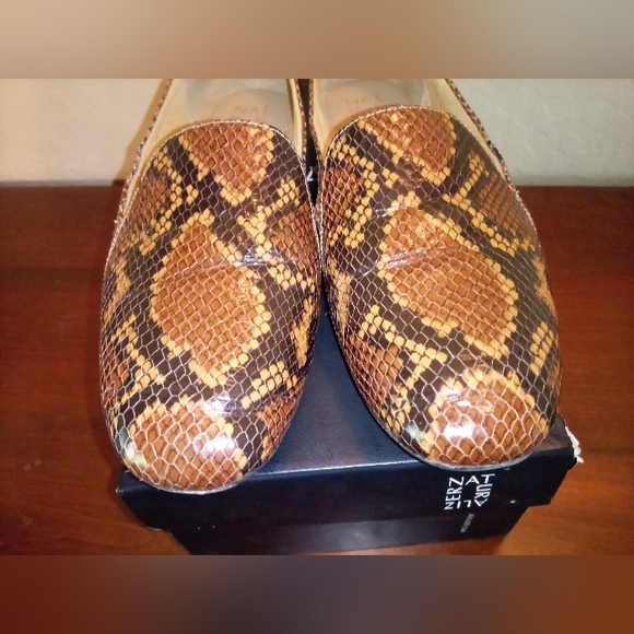 Naturalizer Emiline Loafers Snake Tan Brown Black Size 9.5 - Picture 4 of 10